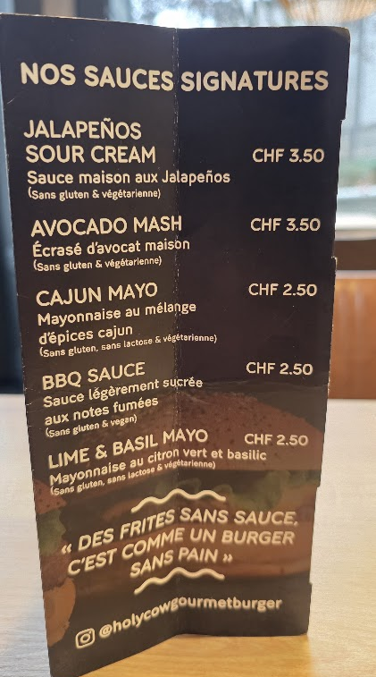 Holy Cow : le paraître avant le manger